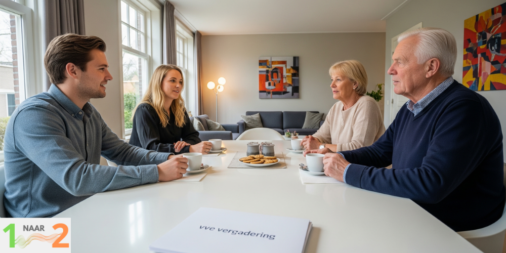 Een vve oprichten na splitsing van een woning door 1naar2